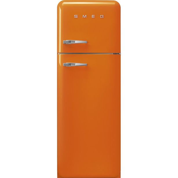 Jääkaappipakastin Smeg Retro FAB30ROR5, 60.1cm, oranssi, oikea