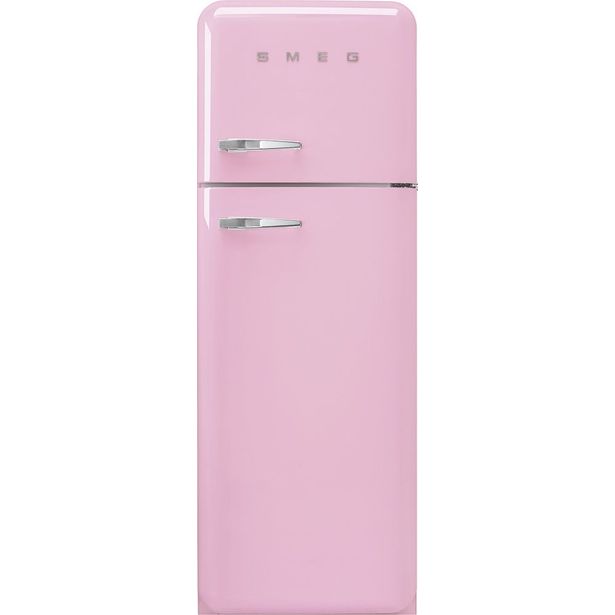 Jääkaappipakastin Smeg Retro FAB30RPK5, 60.1cm, pinkki, oikea