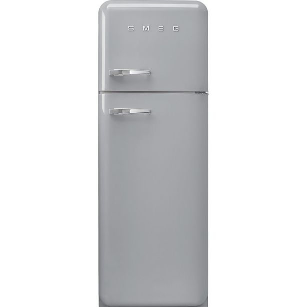 Jääkaappipakastin Smeg Retro FAB30RSV5, 60.1cm, hopea, oikea