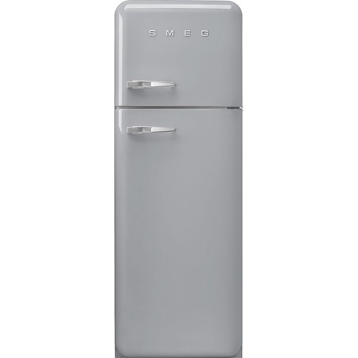 Jääkaappipakastin Smeg Retro FAB30RSV5, 60.1cm, hopea, oikea