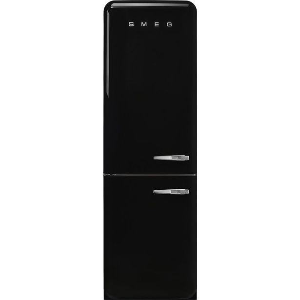 Jääkaappipakastin Smeg Retro FAB32LBL5, 60.1cm, musta, vasen