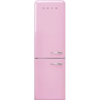 Jääkaappipakastin Smeg Retro FAB32LPK5, 60.1cm, pinkki, vasen