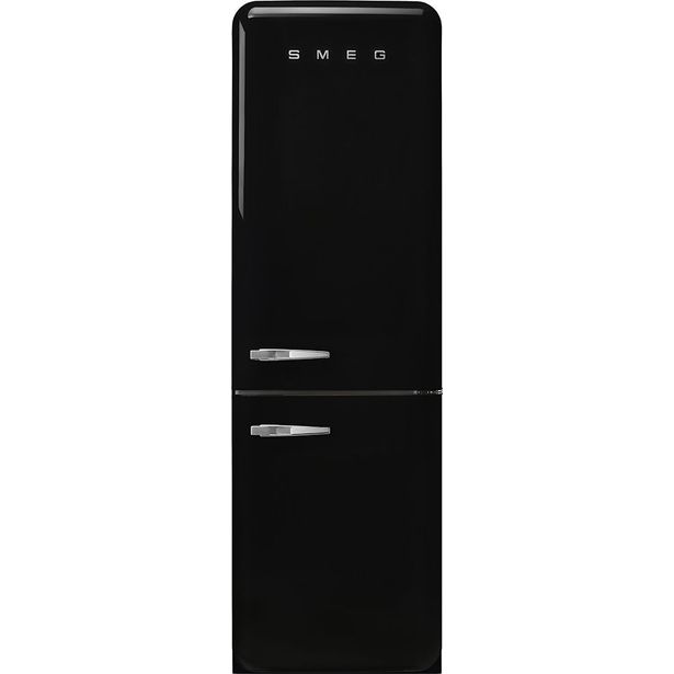 Jääkaappipakastin Smeg Retro FAB32RBL5, 60.1cm, musta, oikea