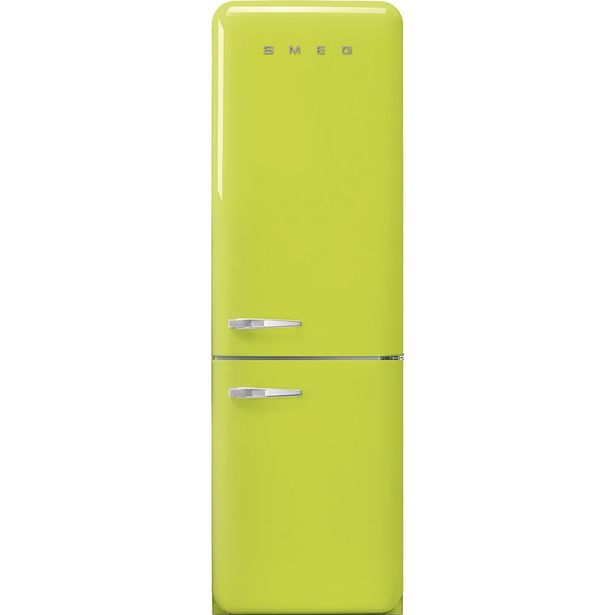 Jääkaappipakastin Smeg Retro FAB32RLI5, 60.1cm, lime, oikea