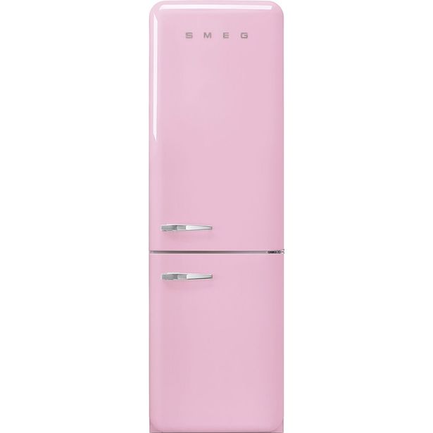 Jääkaappipakastin Smeg Retro FAB32RPK5, 60.1cm, pinkki, oikea