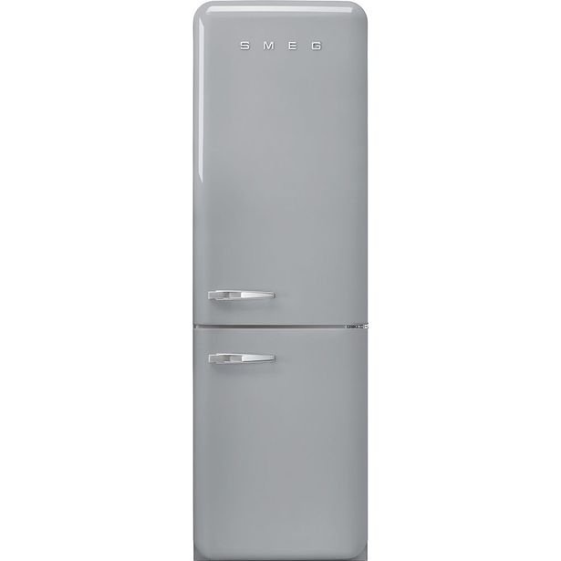 Jääkaappipakastin Smeg Retro FAB32RSV5, 60.1cm, hopea, oikea