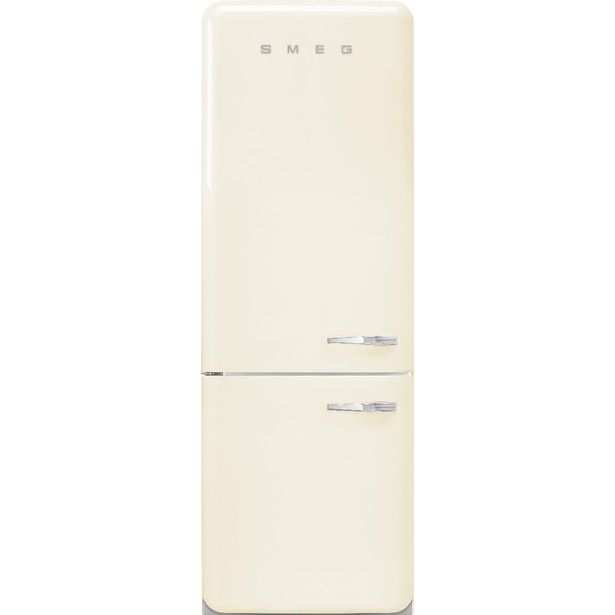Jääkaappipakastin Smeg Retro FAB38LCR5, 70.6cm, kerma, vasen