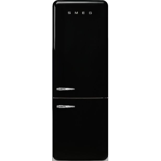 Jääkaappipakastin Smeg Retro FAB38RBL5, 70.6cm, musta, oikea