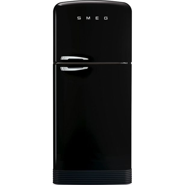 Jääkaappipakastin Smeg Retro FAB50LBL5, 79.6cm, musta, vasen