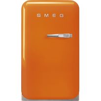 Jääkaappi Smeg Retro FAB5LOR5, 40.4cm, oranssi, vasen