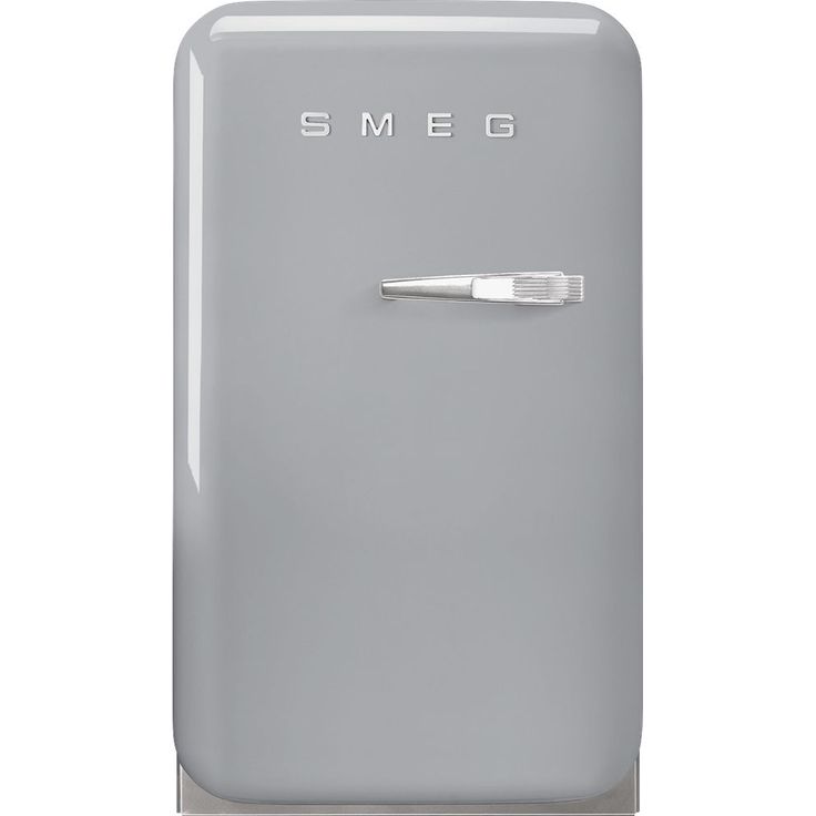 Jääkaappi Smeg Retro FAB5LSV5, 40.4cm, hopea, vasen