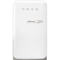 Jääkaappi Smeg Retro FAB5LWH5, 40.4cm, valkoinen, vasen