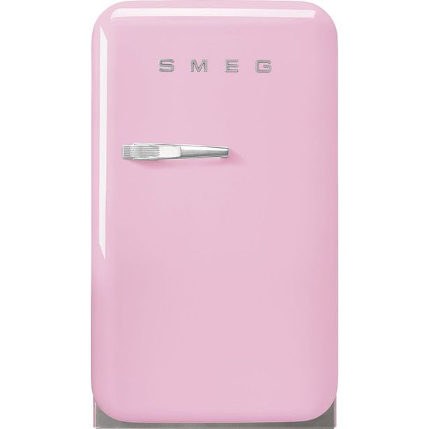Jääkaappi Smeg Retro FAB5RPK5, 40.4cm, pinkki, oikea