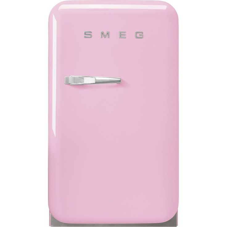 Jääkaappi Smeg Retro FAB5RPK5, 40.4cm, pinkki, oikea