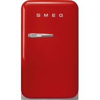 Jääkaappi Smeg Retro FAB5RRD5, 40.4cm, punainen, oikea