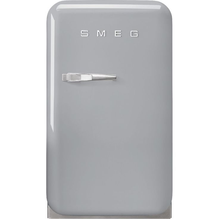 Jääkaappi Smeg Retro FAB5RSV5, 40.4cm, hopea, oikea