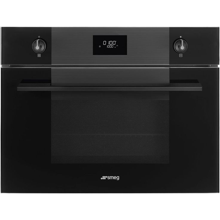 Yhdistelmämikroaaltouuni Smeg SF4101MCNO 45cm musta