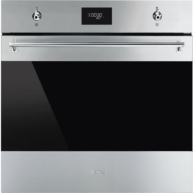 Pyrolyysiuuni Smeg Classic SFP6301TVX 60cm rosteri