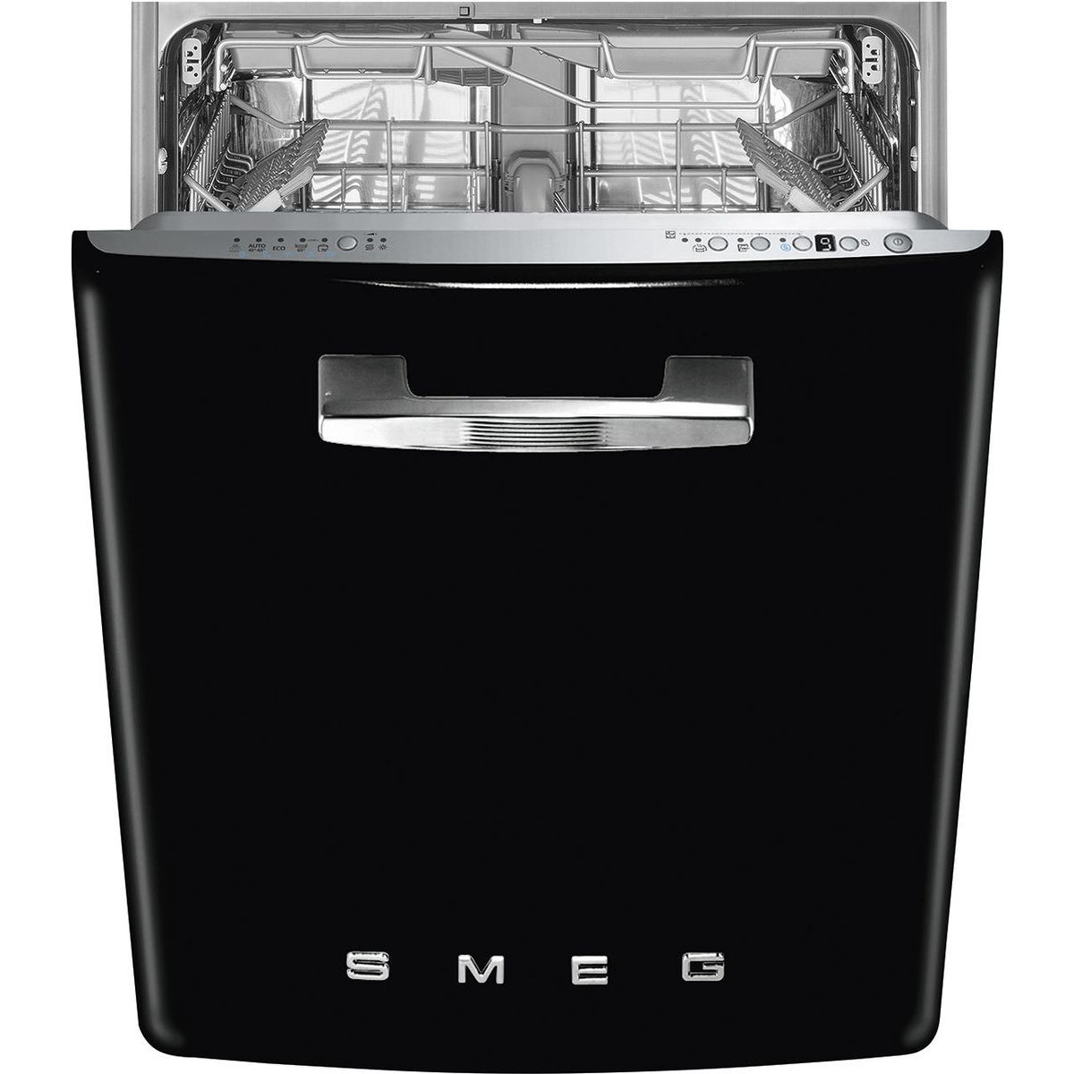 Astianpesukone Smeg Retro 50's style STFABBL3, 60cm, musta