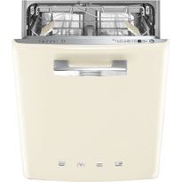 Astianpesukone Smeg Retro 50&#039;s style STFABCR3, 60cm, kermanvalkoinen