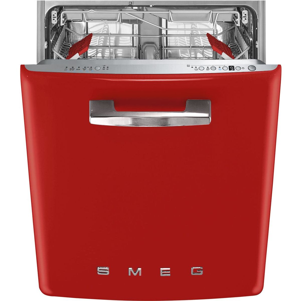 Astianpesukone Smeg Retro 50's style STFABRD3, 60cm, punainen