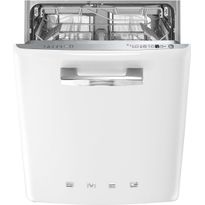 Astianpesukone Smeg Retro 50&#039;s style STFABWH3, 60cm, valkoinen