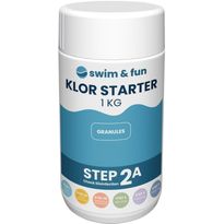 Pikakloori Swim &amp; Fun Klor Starter 1 kg, jauhe