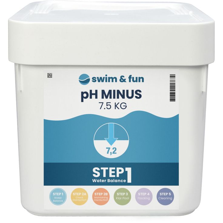 pH-säätöaine Swim & Fun pH Minus 7,5 kg