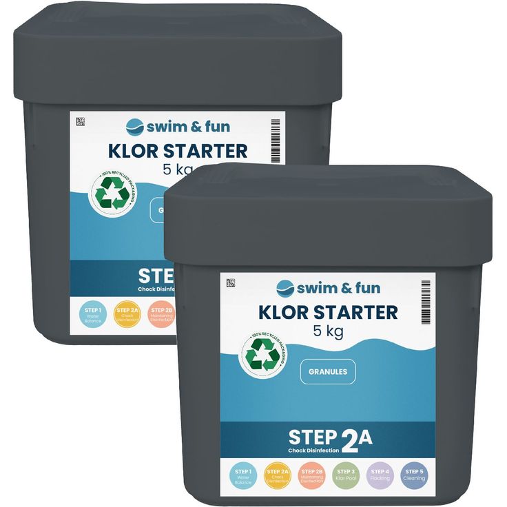 Pikakloori Swim & Fun Klor Starter Fast Dissolving Granules, 10kg