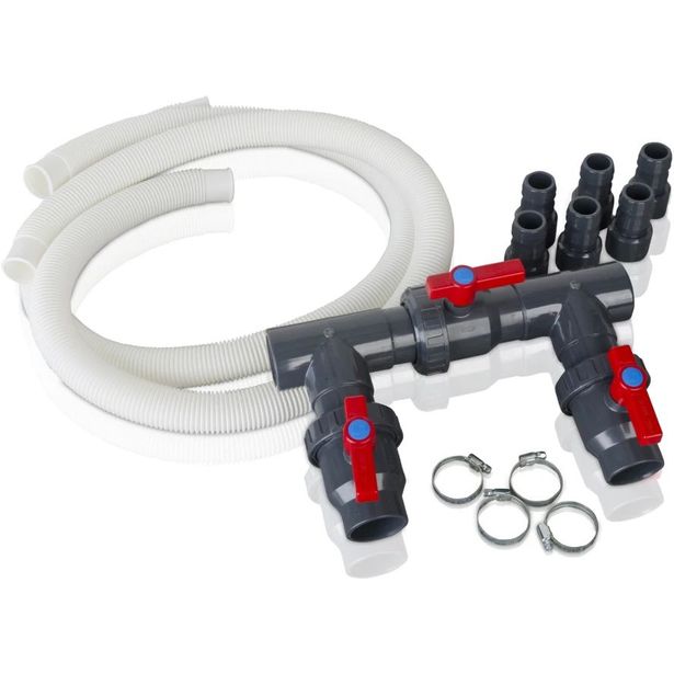 By-Pass Kit Gre by Swim & Fun, lämmittimen tai klorinaattorin yhdistämiseksi suodatusjärjestelmään