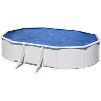 Uima-allas Gre by Swim &amp; Fun, ovaalinmuotoinen, 500x300x120cm, valkoinen, ulkopuolella tuet