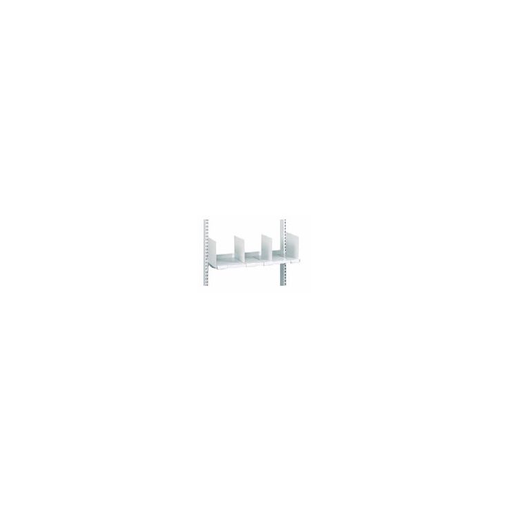 Hyllynjakajapari valkoinen 400 x 200mm, 2kpl