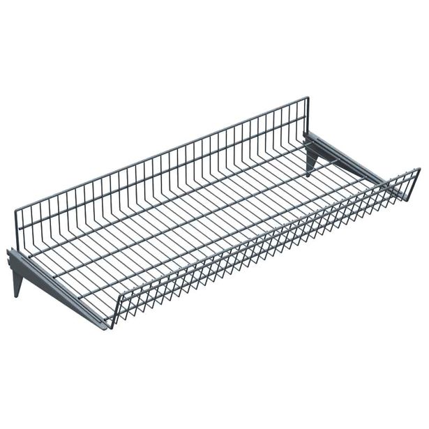 Teräslankakori Sovella 900x400mm, musta