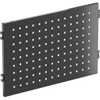 Reikätausta Sovella 600x612mm, musta