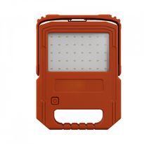 Akkukäyttöinen valonheitin Spectrum Noctis Solaris Technic 10 W 1000 lm 6000 K IP54 235x175x40 mm, oranssi