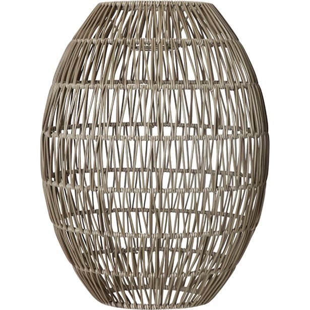 Lampunvarjostin Star Trading Linde, Ø300mm, beige