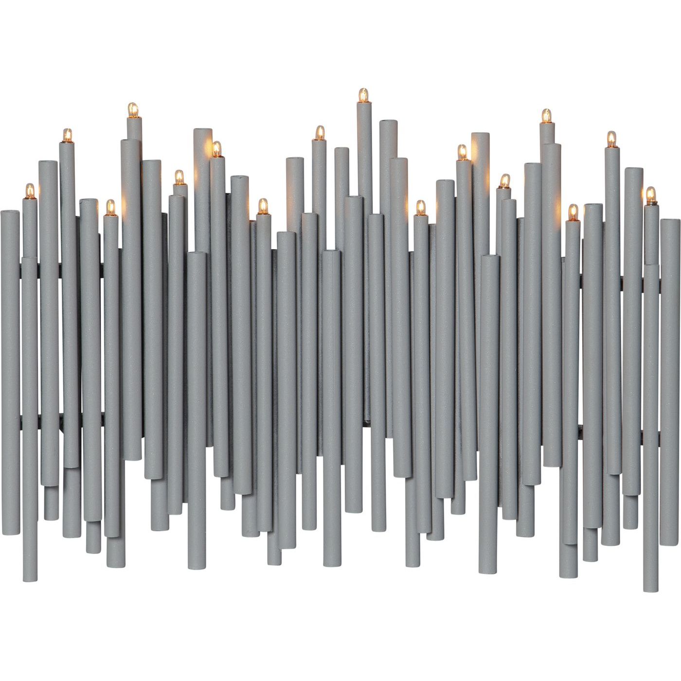 Kynttelikkö Star Trading Note, 16-osainen, harmaa