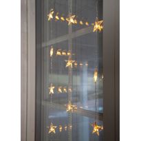 LED-valoverho Star Trading Star Curtain, läpinäkyvä, eri kokoja