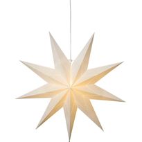Paperitähti Star Trading Lysa, 80cm, valkoinen
