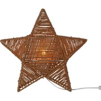 Pöytätähti Star Trading Rappe, 43.5x43cm, ruskea