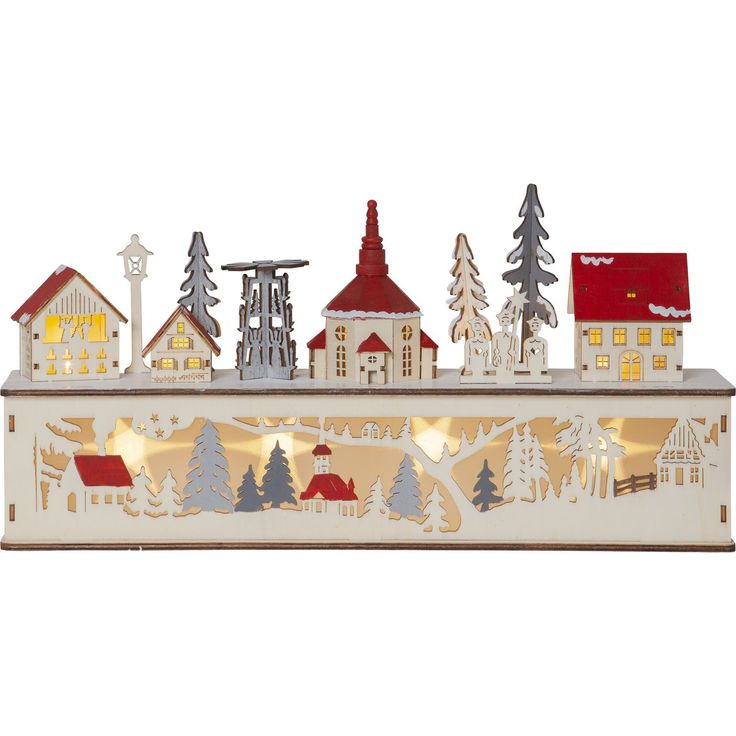 LED-pöytäkoriste Star Trading Rosenheim, 45x22cm