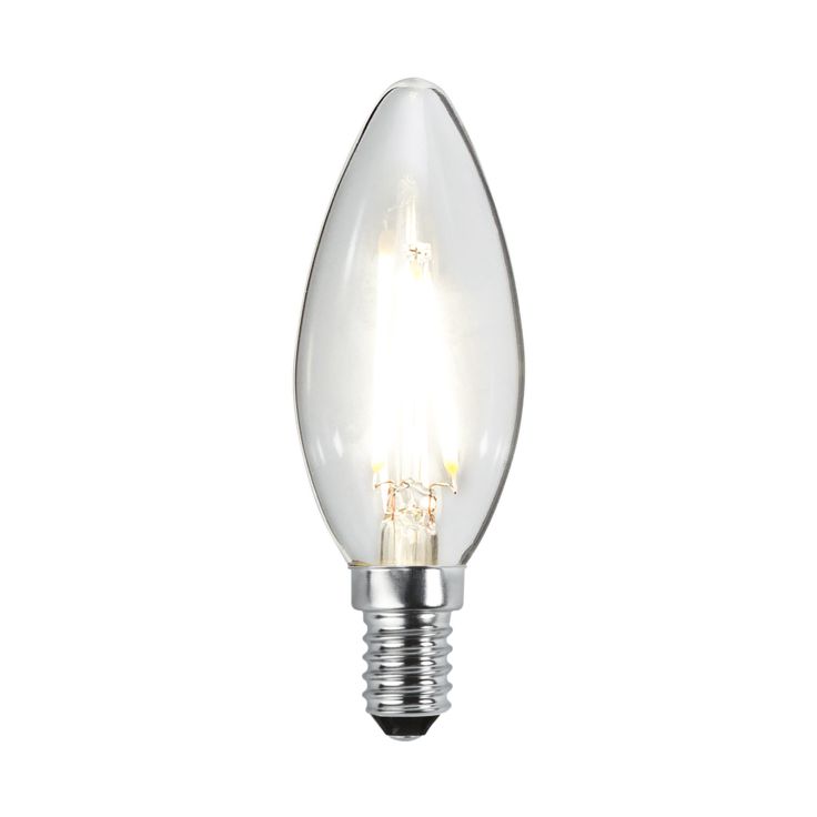 LED-kynttilälamppu Star Trading Illumination LED 351-01-1 Ø 35x98mm, E14, kirkas, 2,3W, 4000K, 270lm