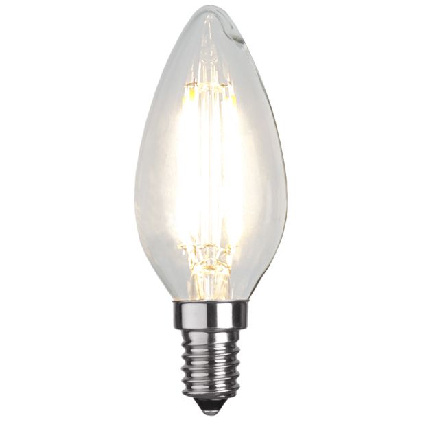 LED-kynttilälamppu Star Trading Illumination LED 351-05 Ø 35x95mm, E14, kirkas, 4W, 2700K, 470lm