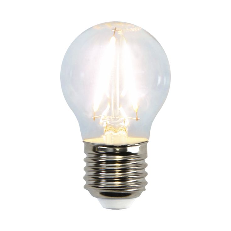 LED-lamppu Star Trading Illumination LED 351-22 Ø 45x76mm, E27, kirkas, 2W, 2700K, 250lm