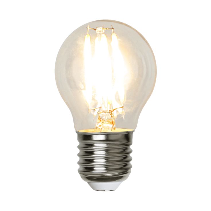 LED-lamppu Star Trading Illumination LED 12-24V Low Voltage 357-71 Ø 45x78mm, E27, kirkas, 2W, 2700K, 250lm