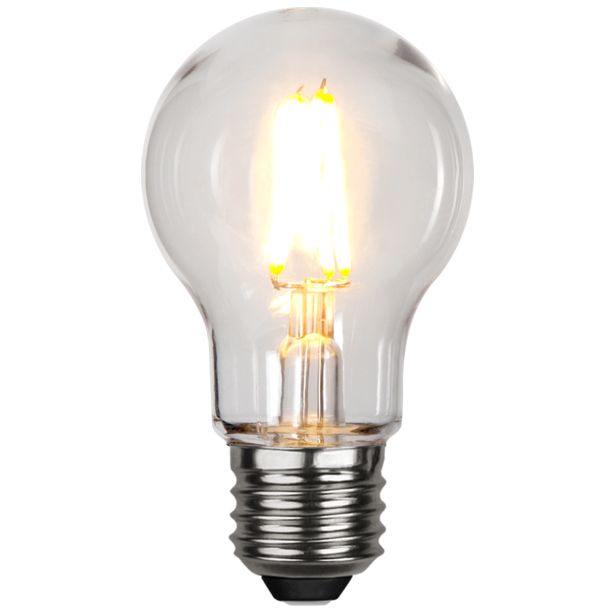 LED-lamppu Star Trading Decoration LED 359-23-1 Ø 55x100mm, E27, kirkas, 2,4W, 2700K, 240lm