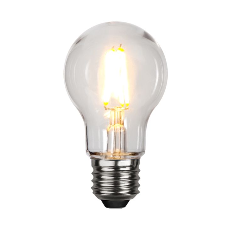 LED-lamppu Star Trading Decoration LED 359-23-1 Ø 55x100mm, E27, kirkas, 2,4W, 2700K, 240lm