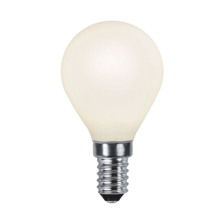 LED-lamppu Star Trading Illumination LED 375-12 Ø 45x78mm, E14, opaali, 3W, 2700K, 250lm