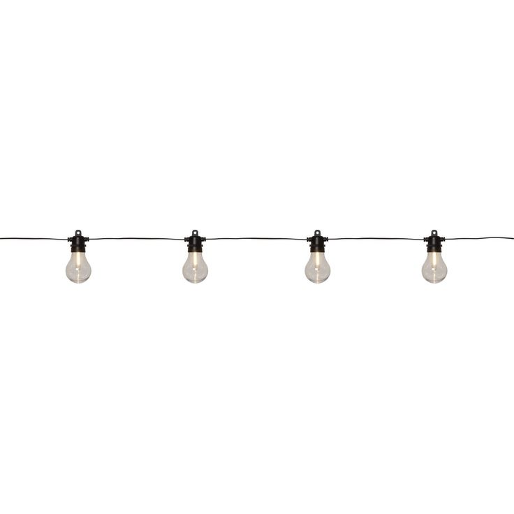 LED-valosarja Star Trading Selecta, 10-osainen 7.2m, musta/kirkas