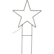 LED-valokoriste Star Trading Barlumi, 115cm, tähti, musta